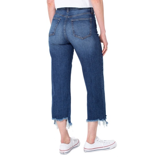 Distressed Straight Jeans - Picture 2 of 2